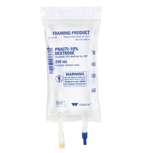Practi-10% Dextrose 250mL I.V. Solution Bag (1 Bag) - English Specification