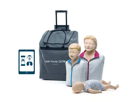 Little Family QCPR Light – Førstehjælpstræningssæt (voksen, barn & spædbarn)