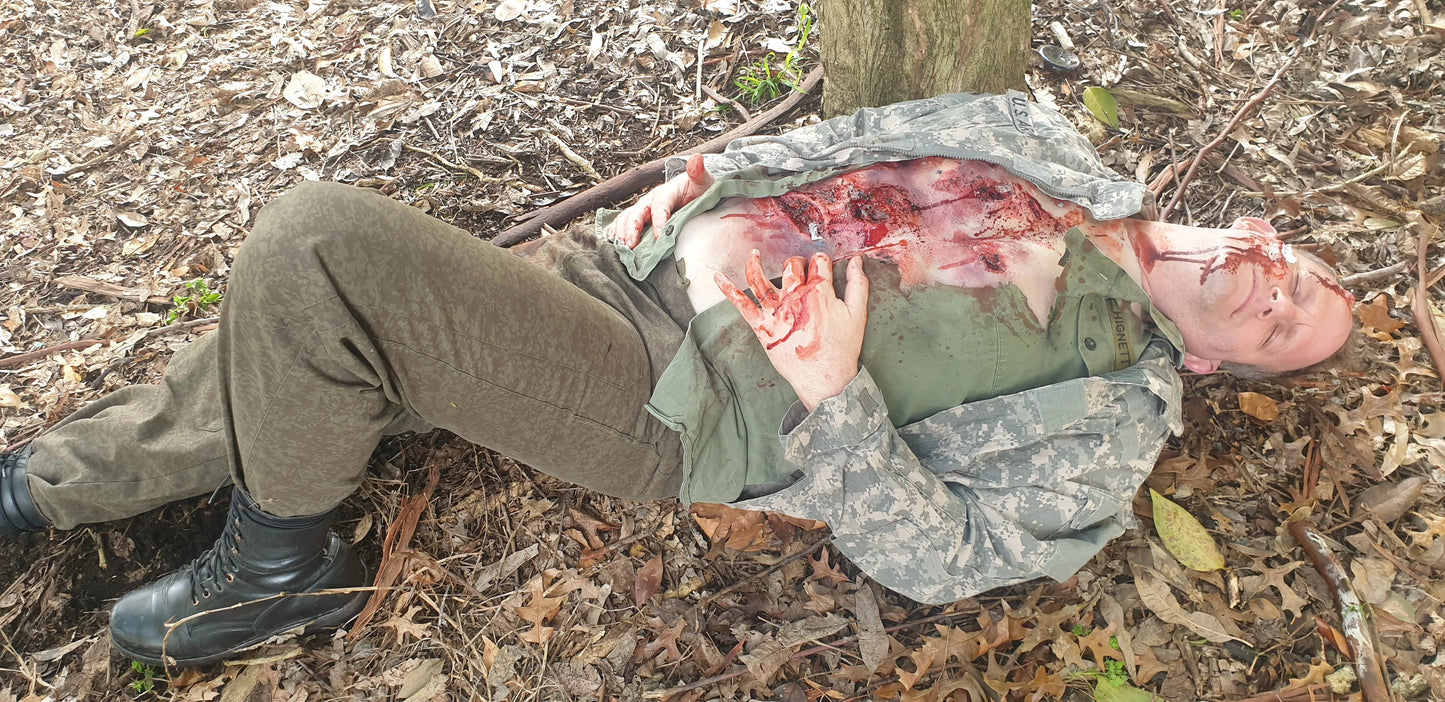 MS320-L Overkrop med Fragmenter - Realistisk eksplosionsskade Simulering