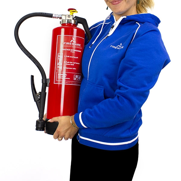 Apollo LED Foam Training Fire Extinguisher 6 L with button