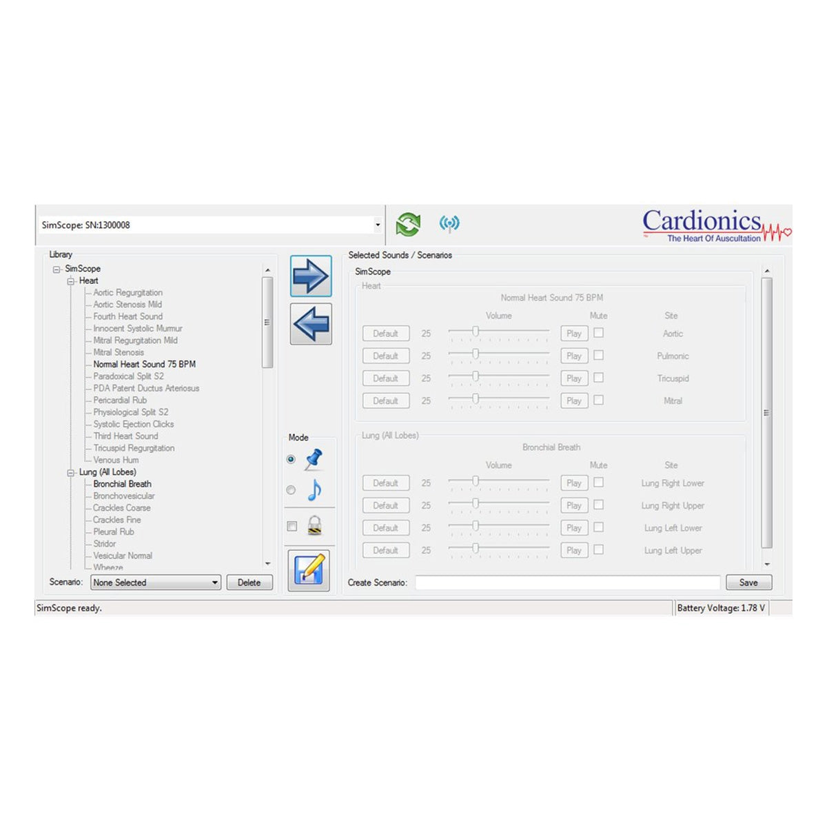 SimScope WiFi Auskultationstræningsstetoskop