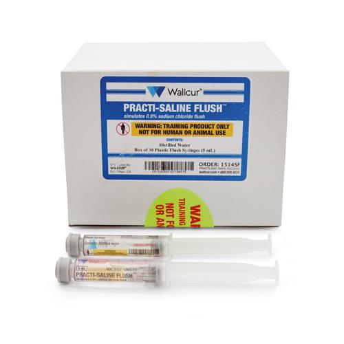 Practi-Saline Flush 5mL Syringe (30 Syringes)