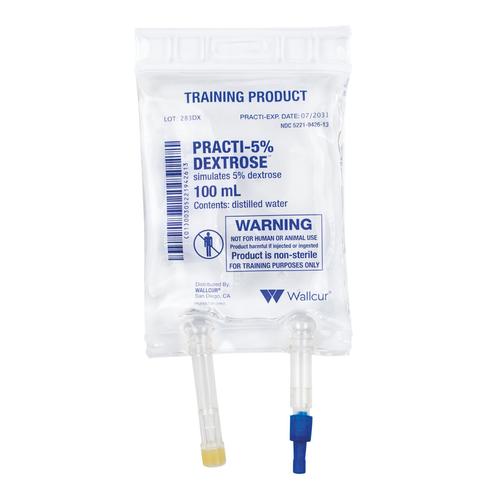 Practi-5% Dextrose 100mL I.V. Solution Bag (1 Bag) - English Specification