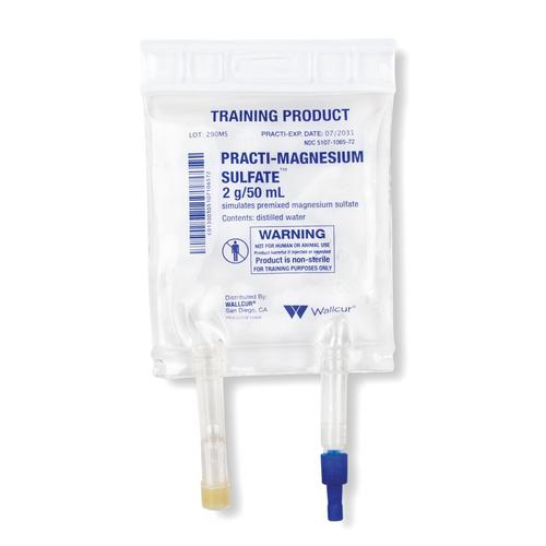 Practi-Magnesium Sulfate 50mL I.V. Solution Bag (1 Bag) - English Specification