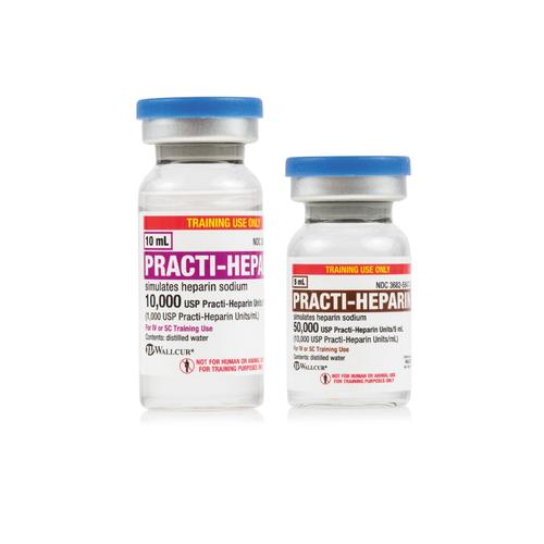 Practi-Heparin Training Pack 5mL and 10mL ViaL (40 Vials)