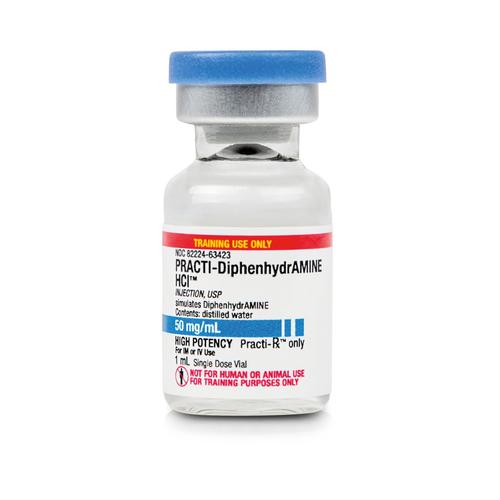 Practi-Diphenhydramine 50mg/1mL Vial (Pack of 40)