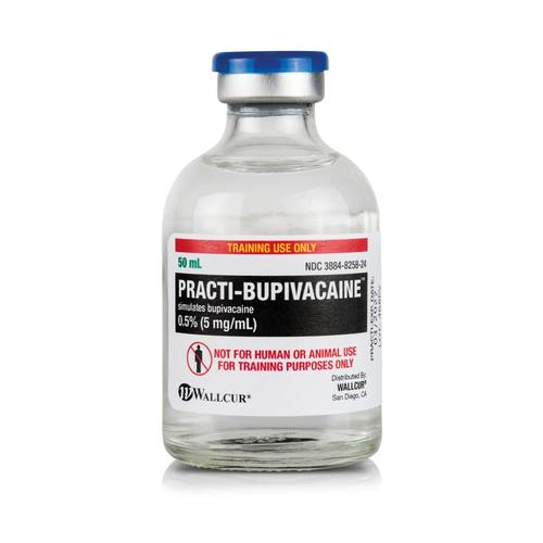 Practi-Bupivacaine 0.5% 250mg/50mL Vial (Pack of 20)