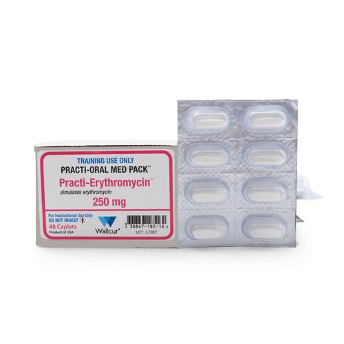 Practi-Erythromycin 250mg Oral-Unit Dose (48 Caplets)