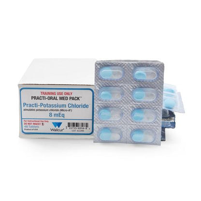 Practi-Potassium Chloride 8mEq Oral-Unit Dose (48 Tablets)