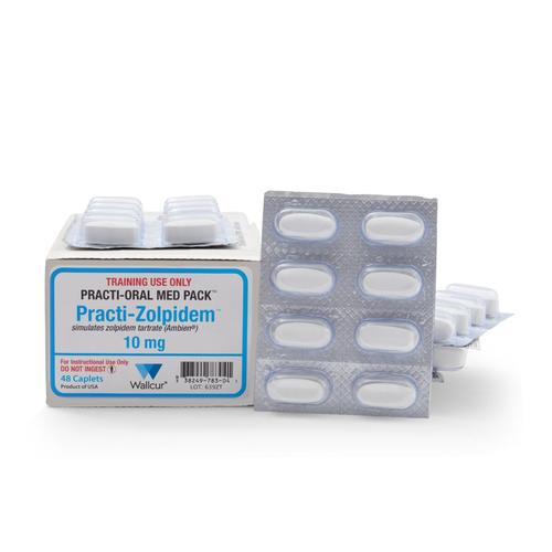 Practi-Zolpidem Tartrate 10mg Oral-Unit Dose (48 Caplets)