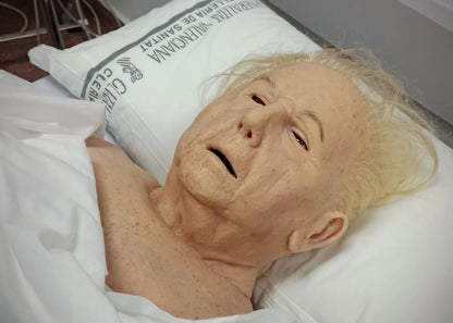 Esther - Realistic head-to-abdomen overlay for a manikin