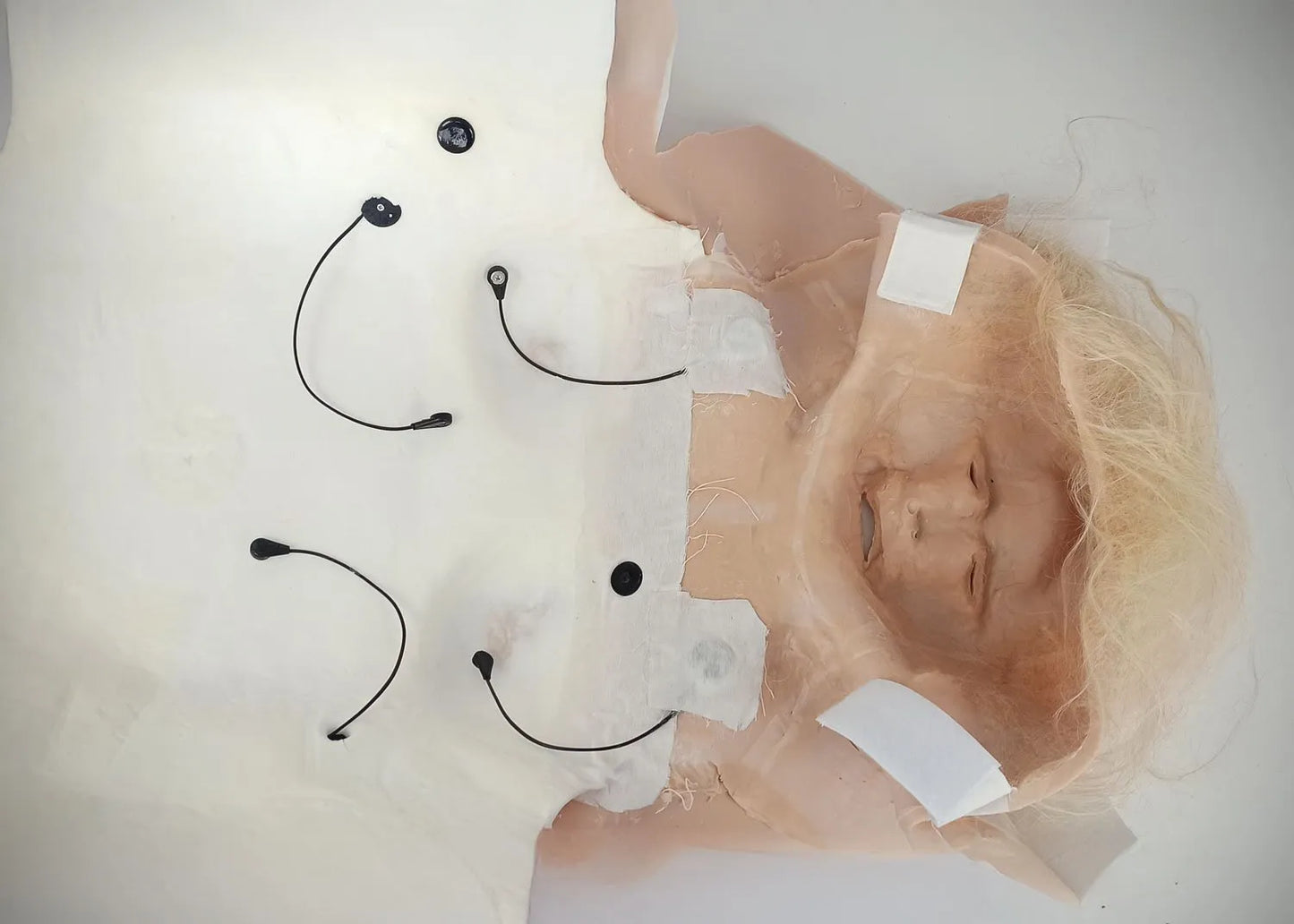 Esther - Realistic head-to-abdomen overlay for a manikin