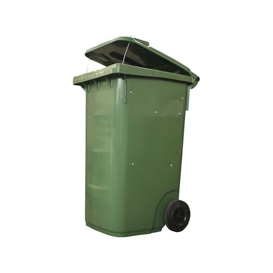 Simulated Burning Garbage Container