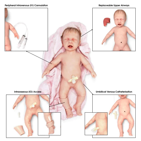 Baby SIMira - Neonatal Genoplivningsdukke