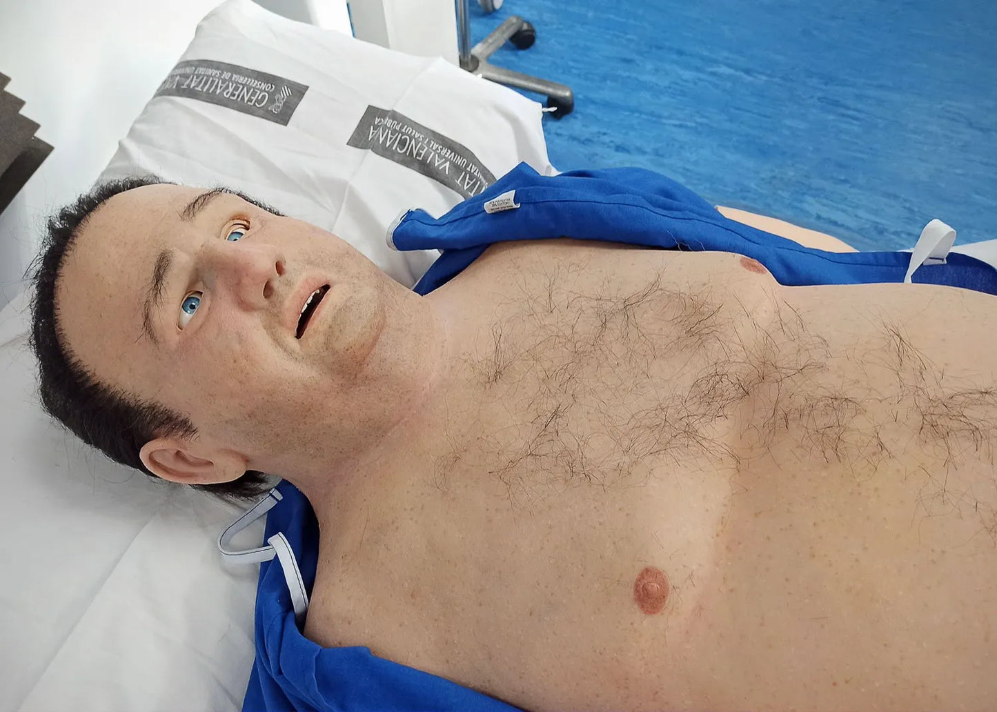 Paul - Realistic head-to-abdomen overlay for simulation manikin (Emulant)